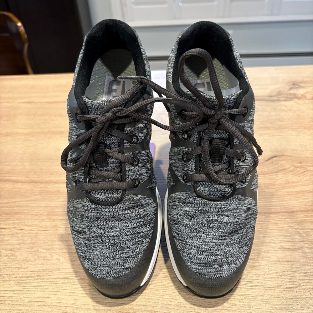FootJoy FJ Fuel Women Charcoal Black Spikeless Golf Shoes 92904 Size 6 M